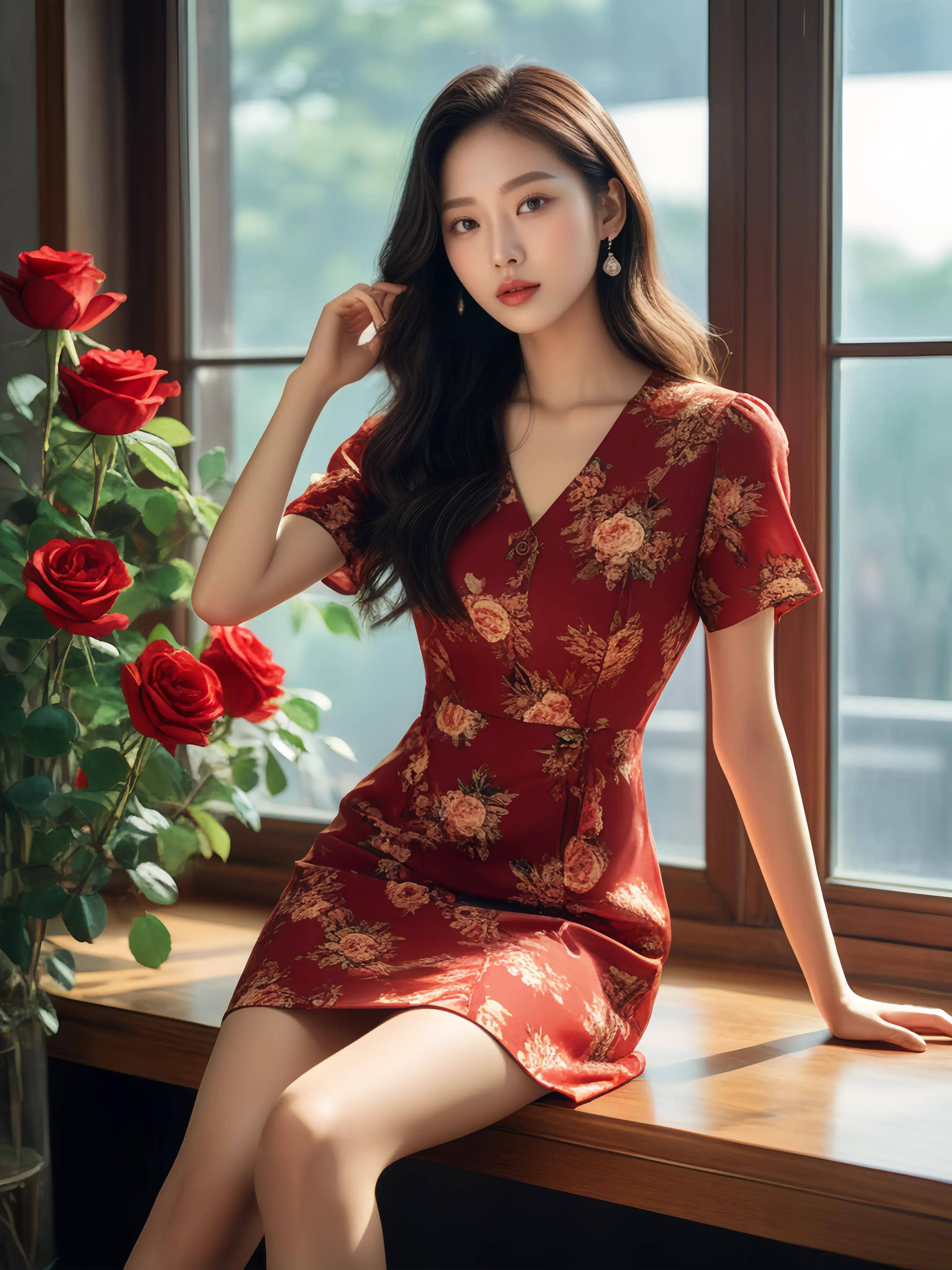 我和姨妈在车后排乱(图1)