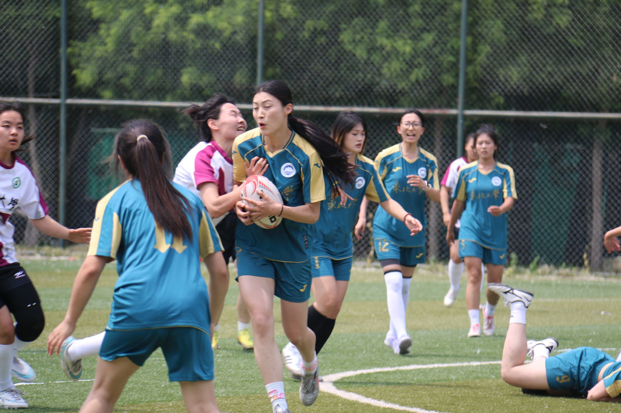 东北大学在2025年沈阳市第五届“联盟杯”橄榄球公开赛喜获佳绩(图2)