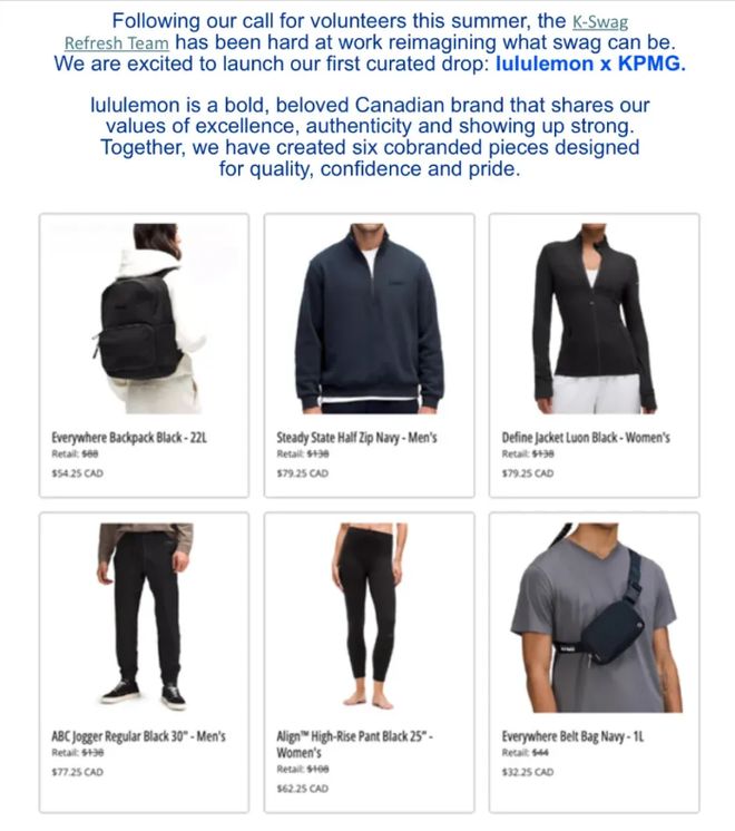 Lululemon x 毕马威联名发布！(图2)