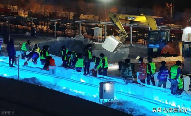沸腾全网！哈尔滨冰雪大世界夜建名场面今年必火的冬日顶流(图19)