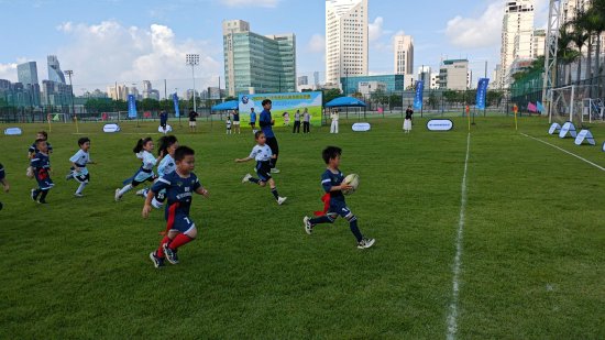 山东省首届触式橄榄球公开赛在无棣县举办(图1)