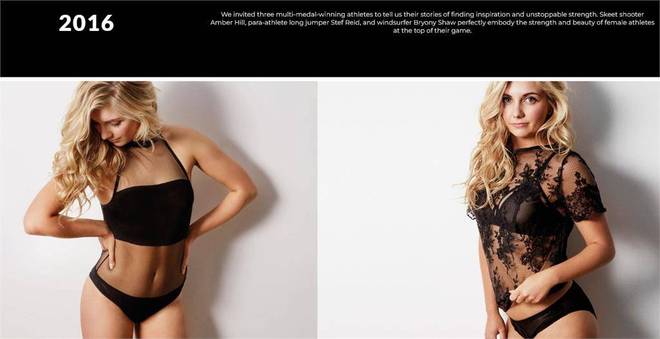 英国3名奥运女选手穿超性感内衣宣传力量美尺度过大被网友骂爆(图4)