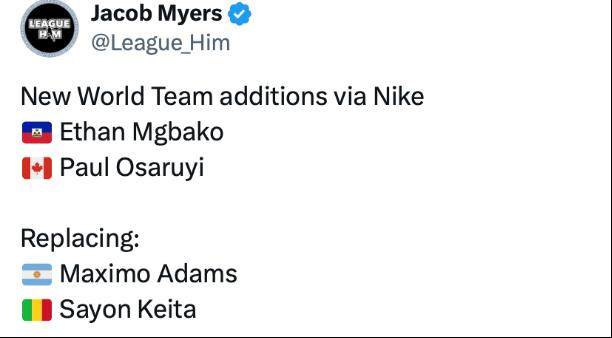 2026耐克巅峰赛球员巡礼：郇斯楠入选 穆里宁在列(图28)