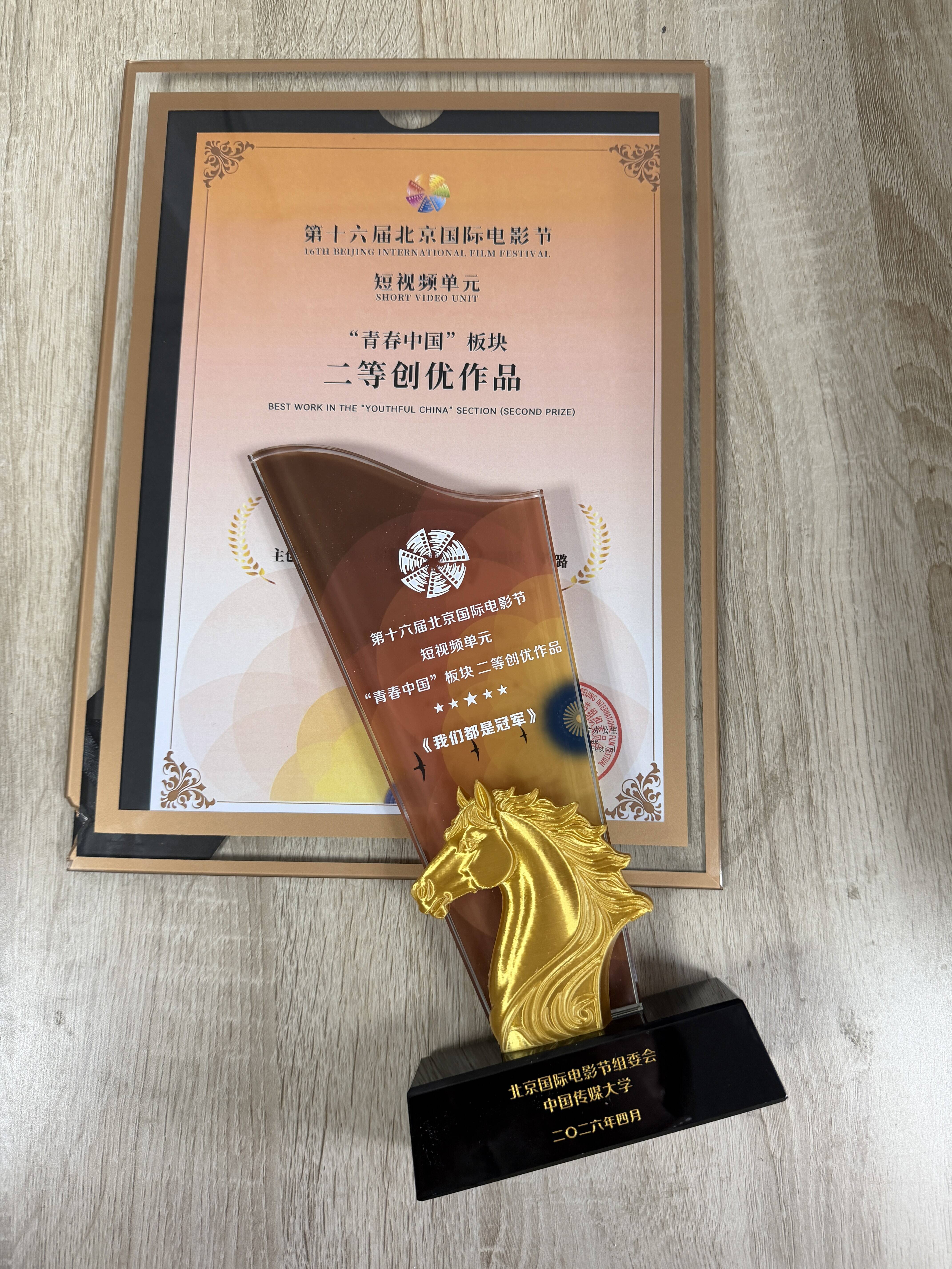 喜报！山东体育休闲频道作品斩获北京国际电影节短视频奖项(图2)