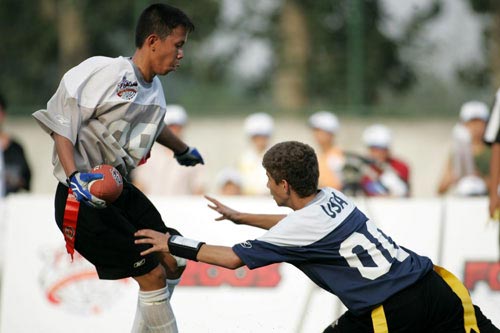 2026宁波腰旗橄榄球公开赛迎来首日比赛(图1)