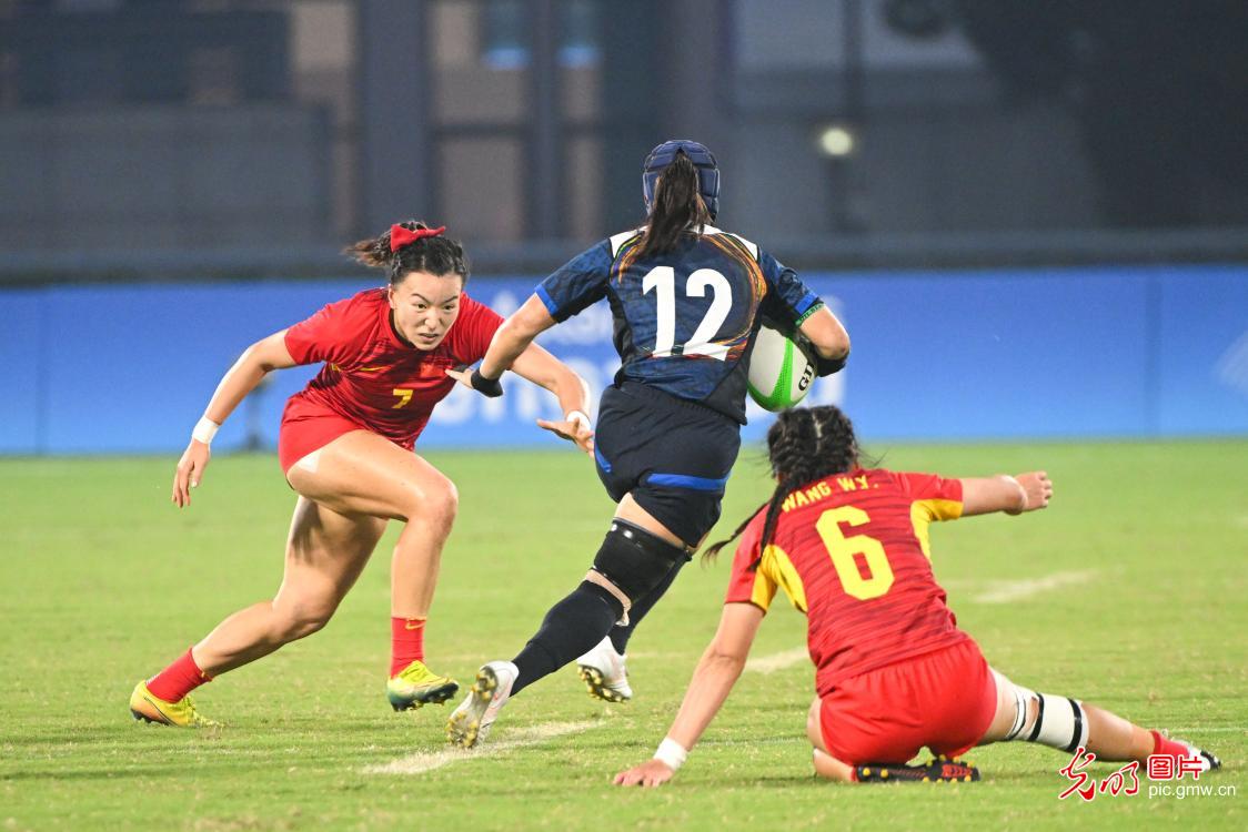 中国女子橄榄球队时隔9年夺金(图1)
