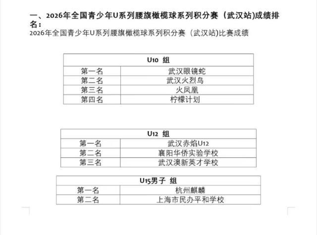 江城交锋全国U系列腰旗橄榄球积分赛武汉站落幕(图3)